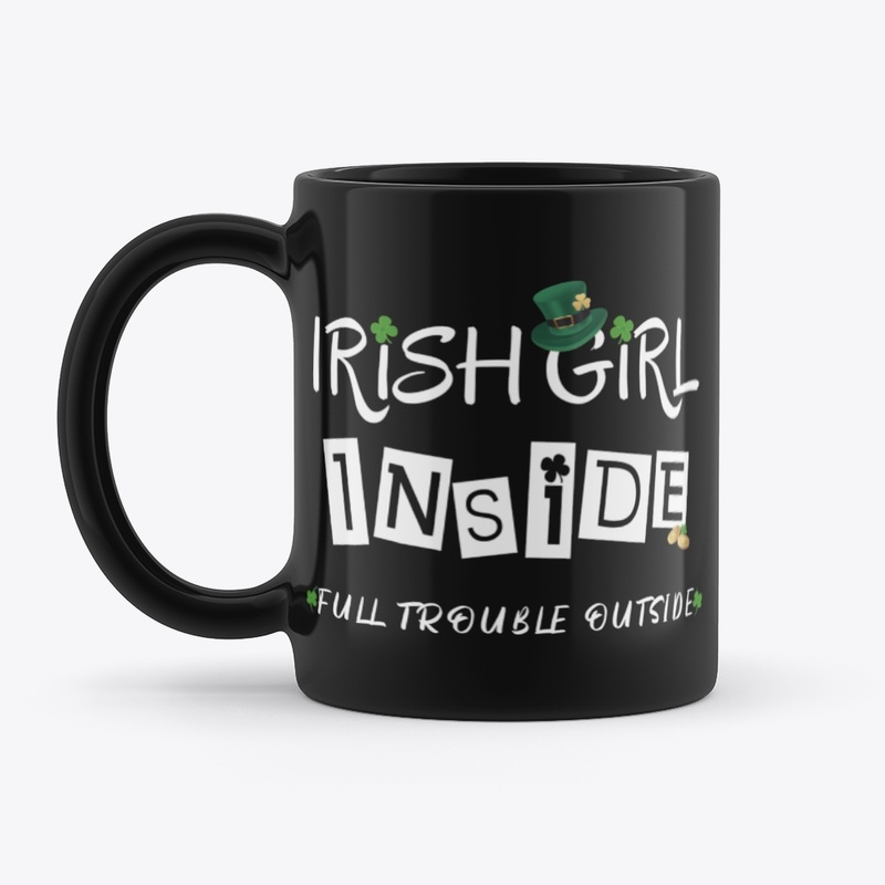 Irish girl inside -S.Patrick day
