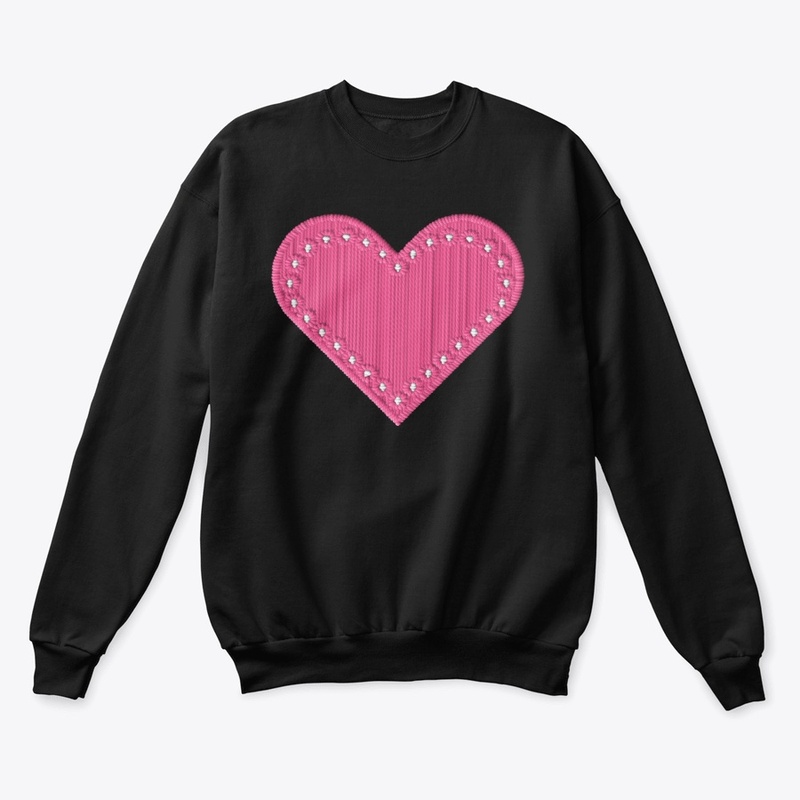 Pink Heart Cute Girls T-Shirt