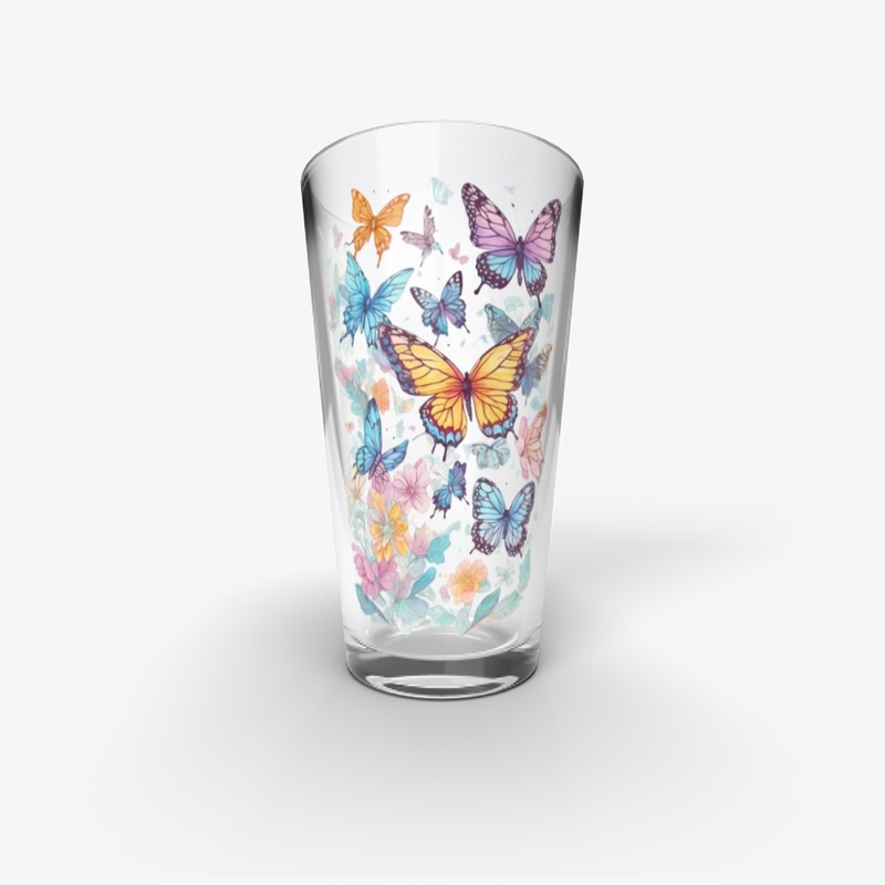 Flying butterflies design