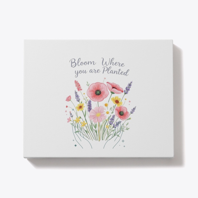 Bloom where you are Planted
