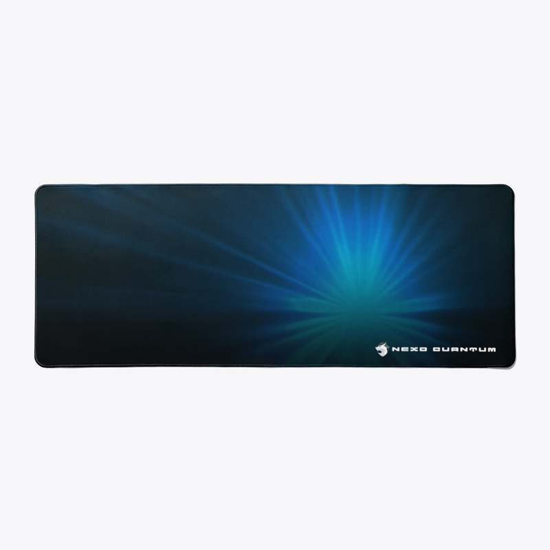 Nexo Quantum Abstract Blue Desk Mat