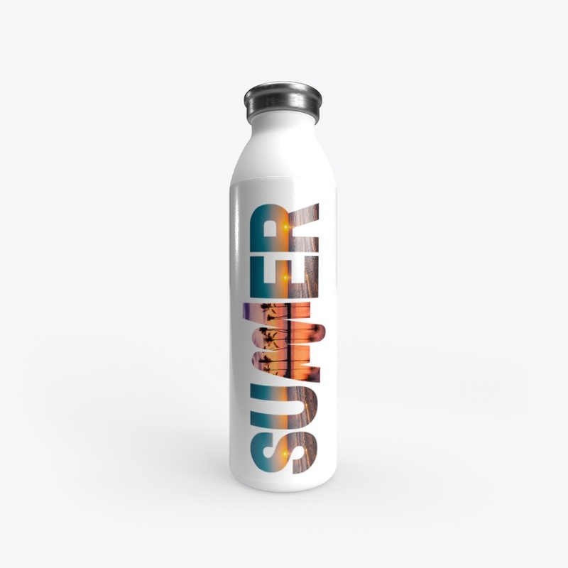 SUMMER Printed Water Bottle