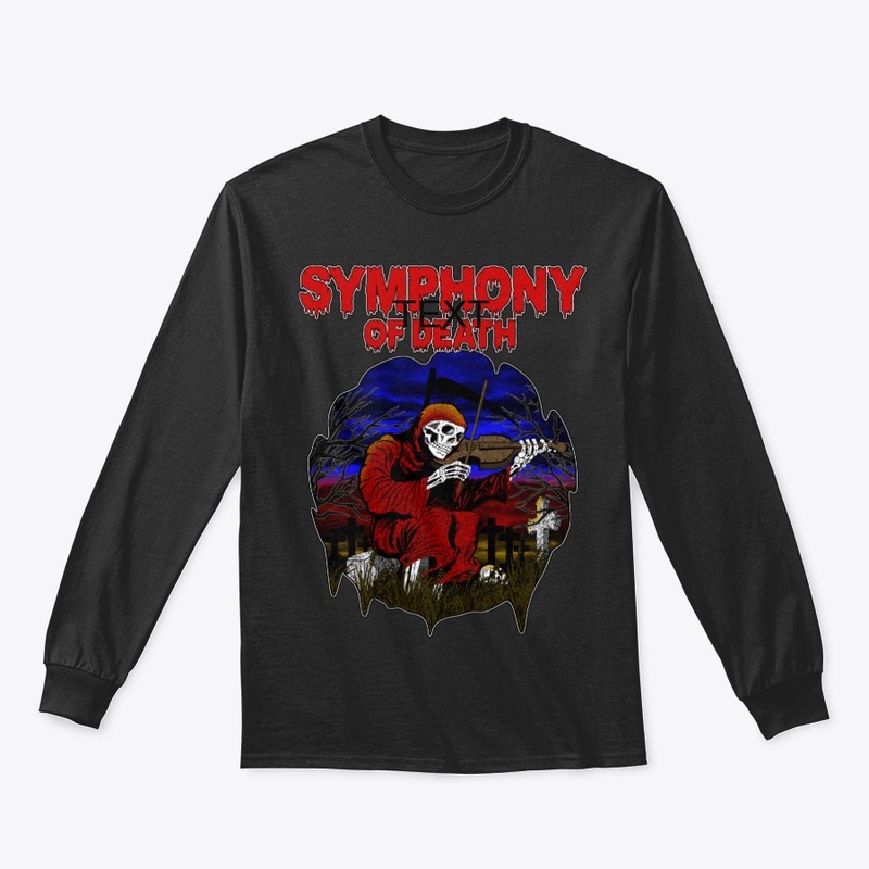 Graveyard Grim Reaper Symphony  T-Shirt