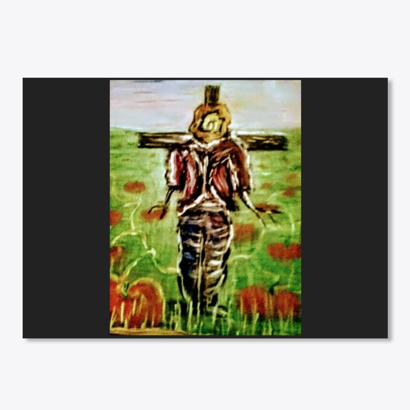 Pumpkin, head, Scarecrow, Sticker