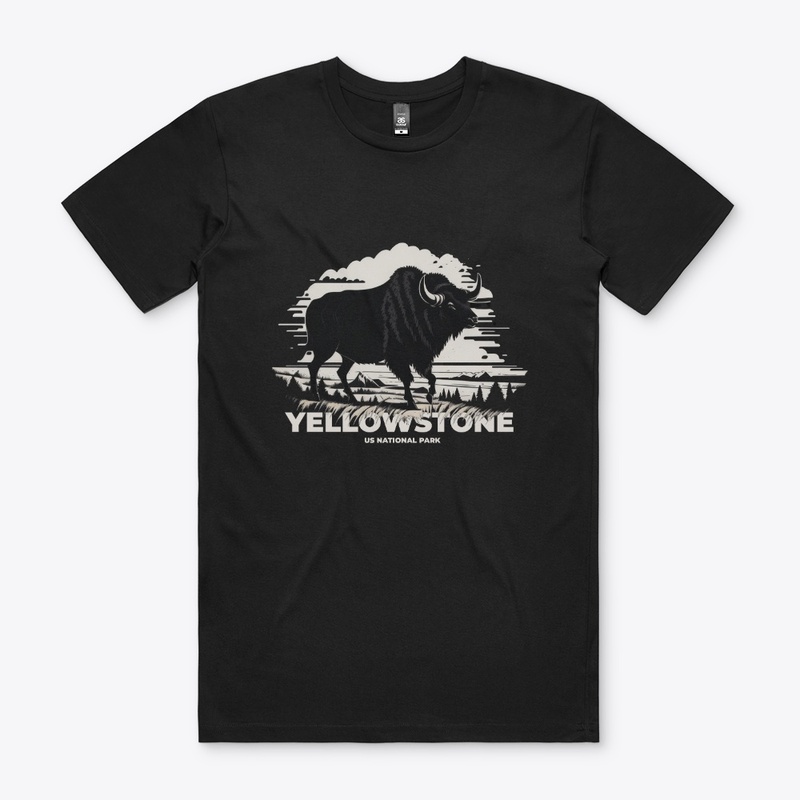 Yellowstone National Park Bison Design