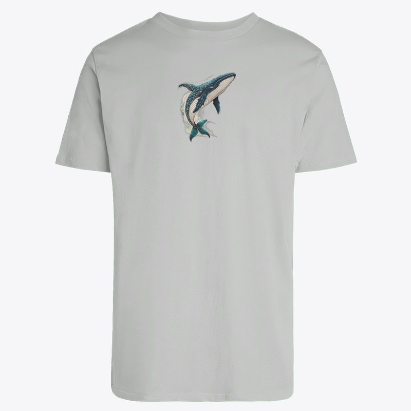 Whale Ink Drawing T-Shirt Various Sizes