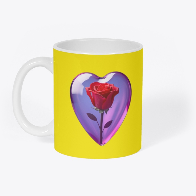 Love in a Heart Mug