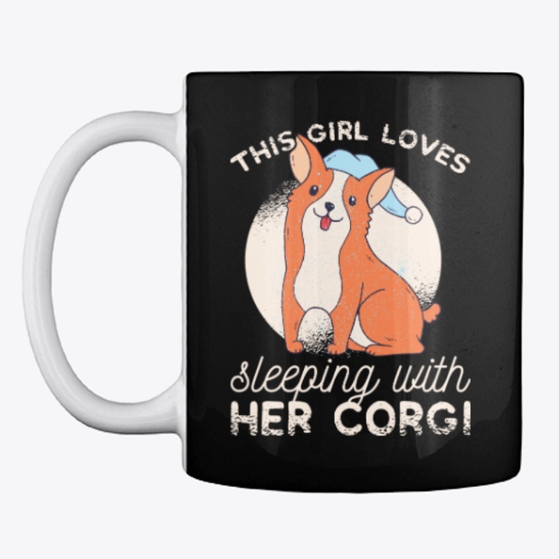 This Girl Loves Sleeping With Her Corgi