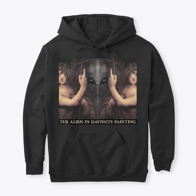 The Alien In Davinci's Painting  T-shirt