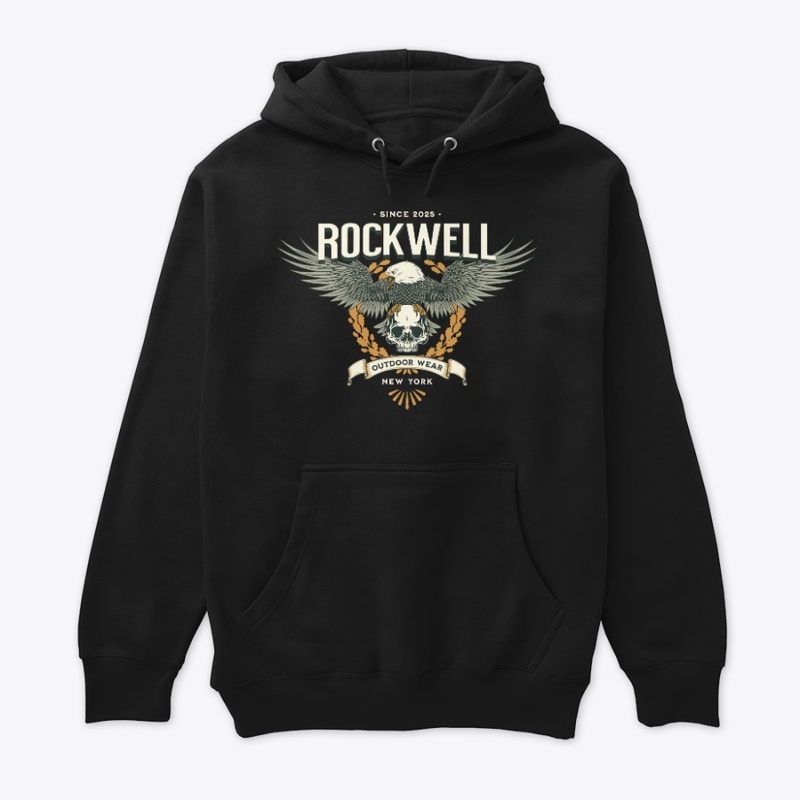 Rockwell Outdoor Wear Eagle Skull Merch