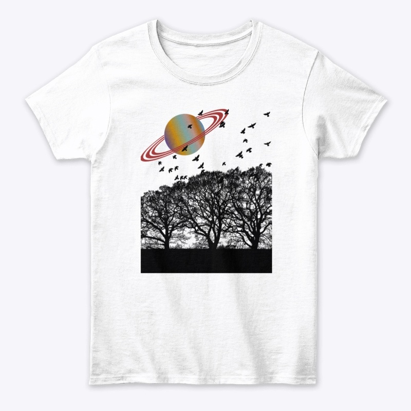 Saturn in the Night Sky