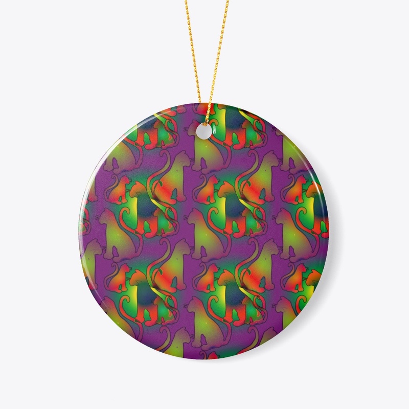 Rainbow Cats Pattern