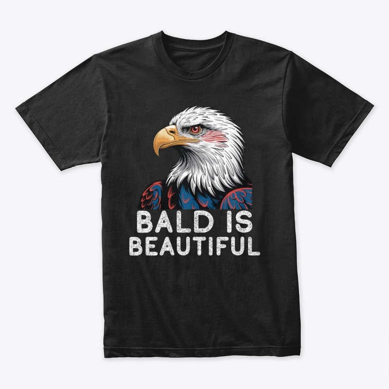 Bald Is Beautiful, American Flag Eagle 