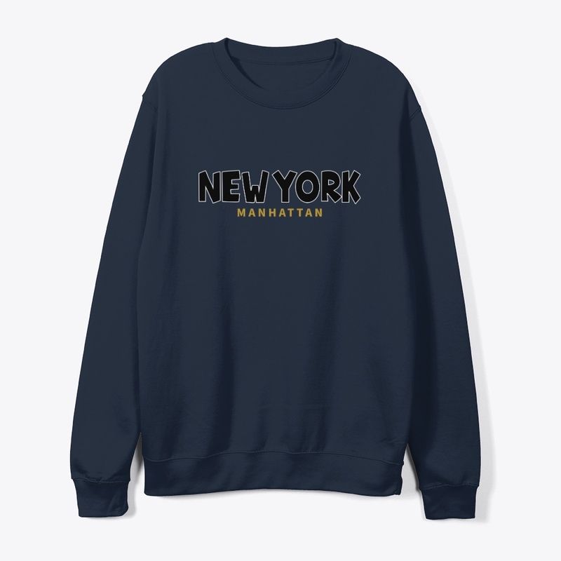 New york Manhattan typographic design