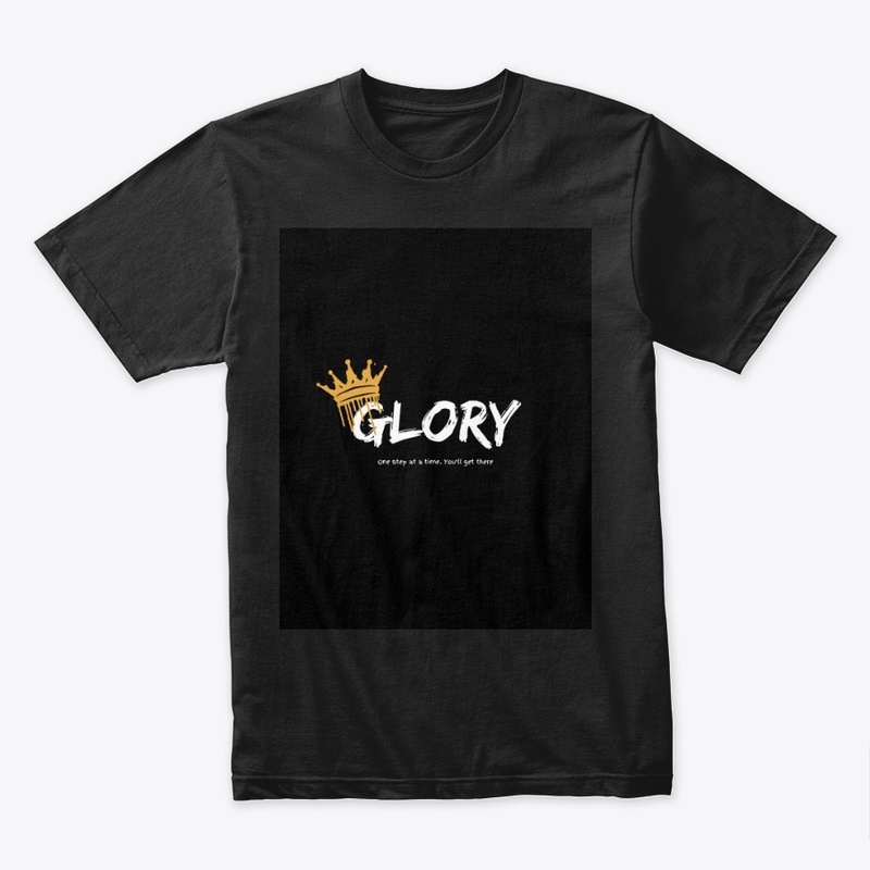 White Typography Success Quote T-Shirt