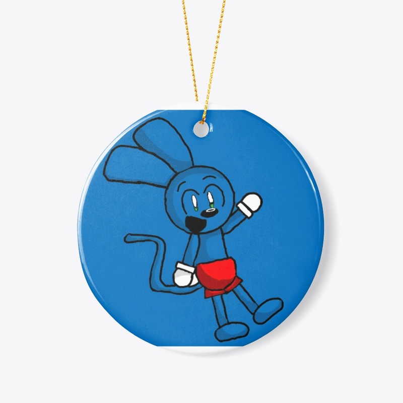 Riggy with blue background