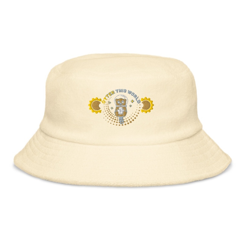 "Unisex Terry Cloth Bucket Hat – Soft 