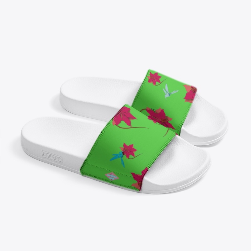 WATERMELON HUMMINGBIRD N HIBISCUS DREAMS