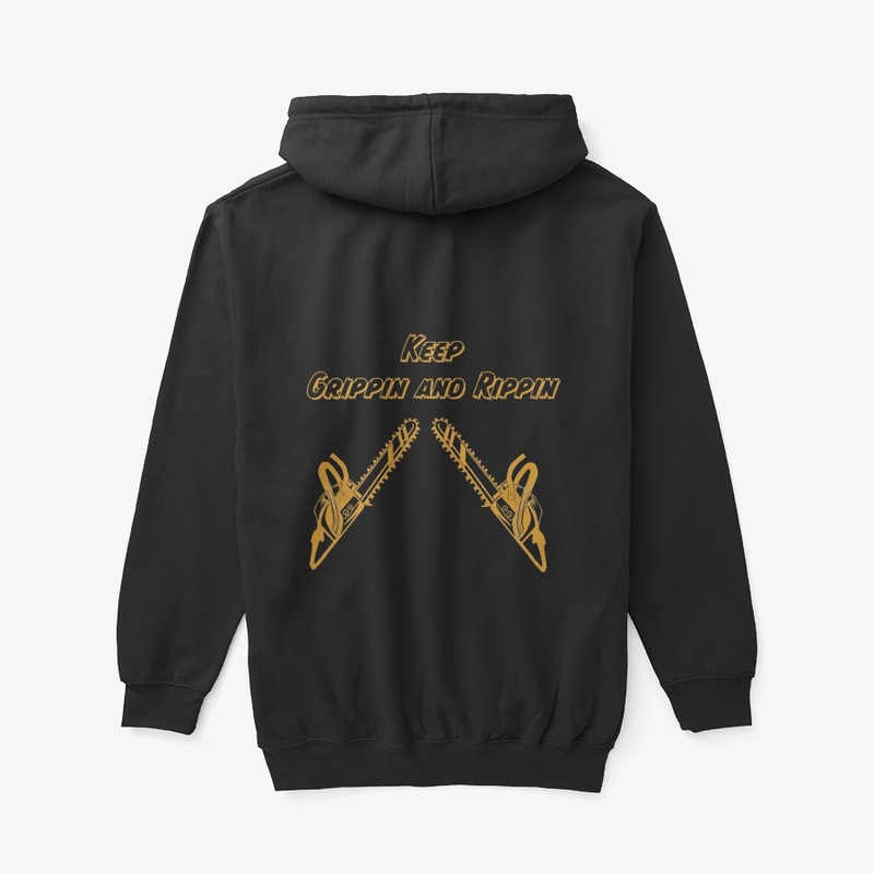 Keep Grippin and Rippin Black and Gold
