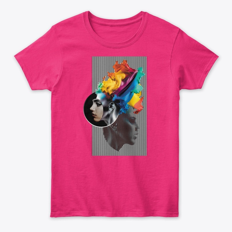 Profile Woman Rainbow Optical Dreams