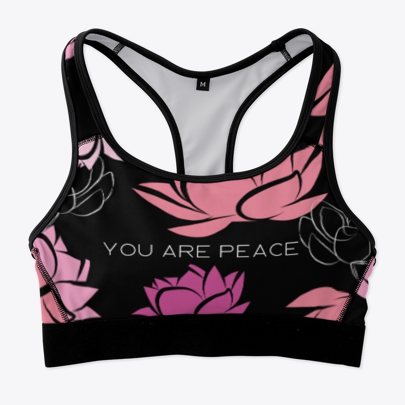 "You are Peace"  Sports Bra