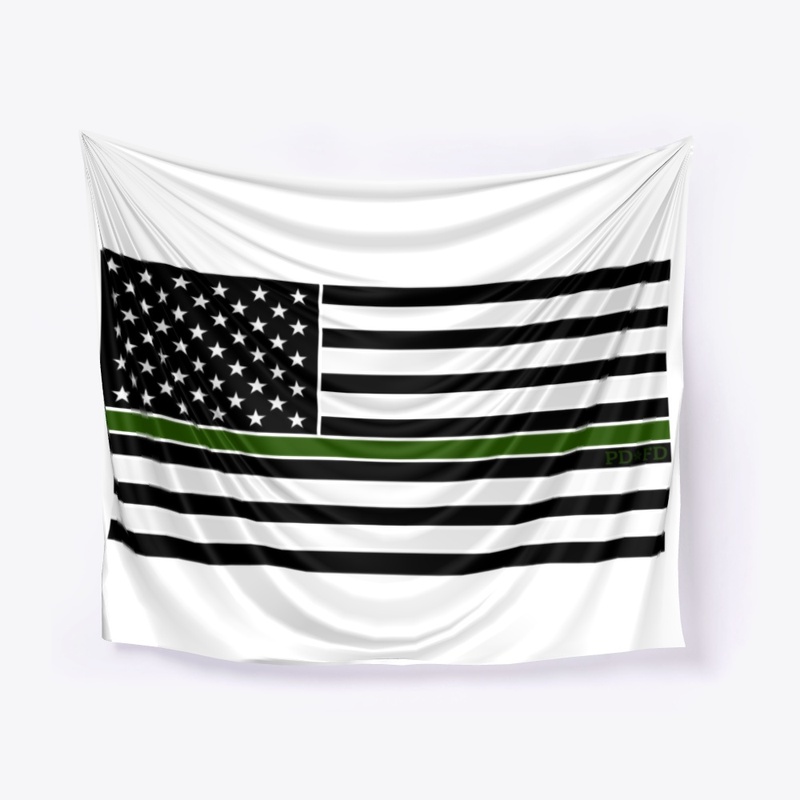 Thin Green Line Flag