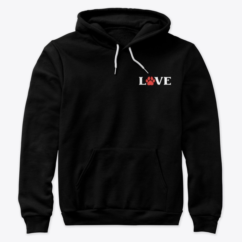 Paw Print Love Hoodie