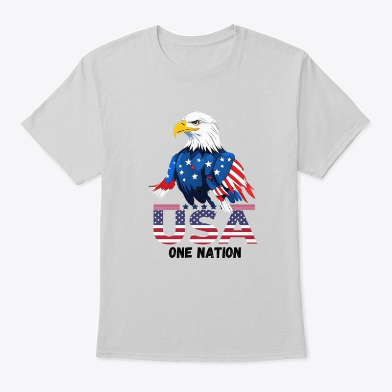 Patriotic T-Shirt: USA ONE NATION