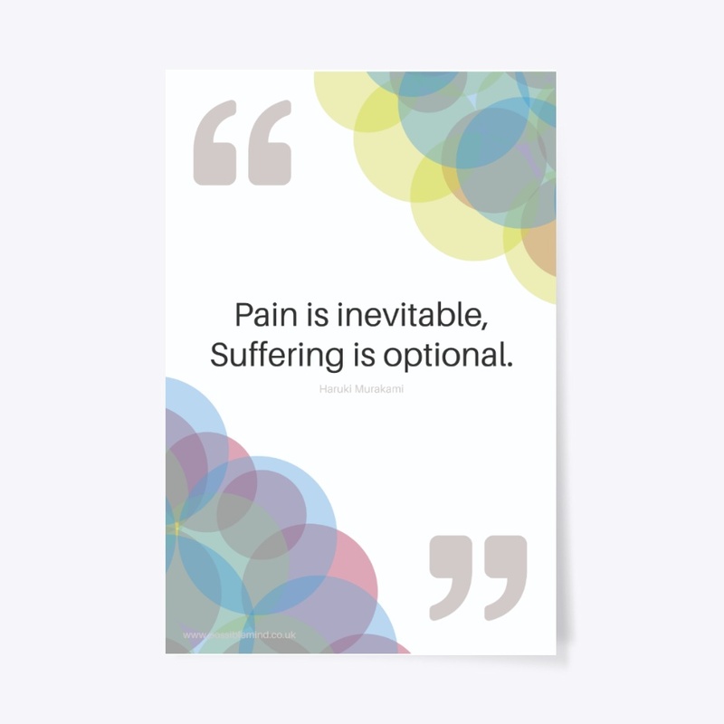 Pain Quote – Possible Mind Poster
