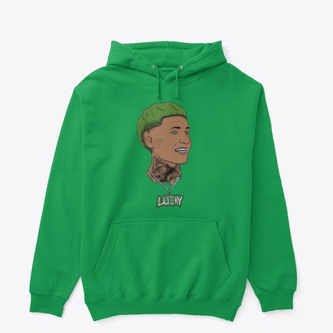 Lucky3 Rd Cartoon Irish Green T-Shirt Front