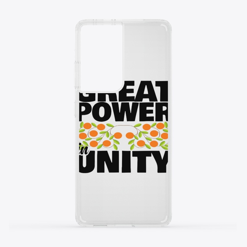 there is great power in unity