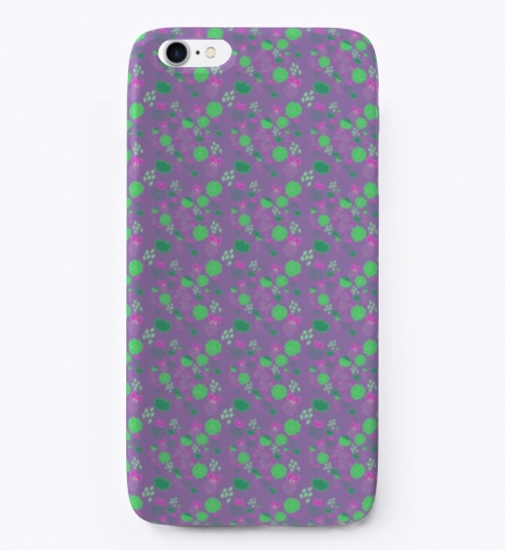 summer colorful motif  purple