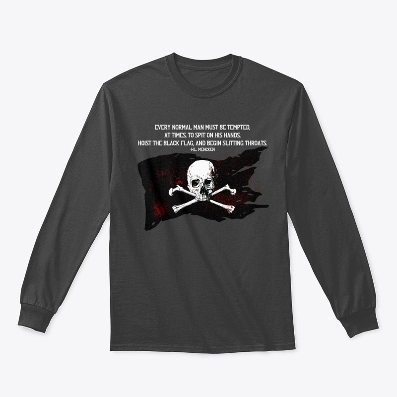 Black Flag Slitting Throats Tee