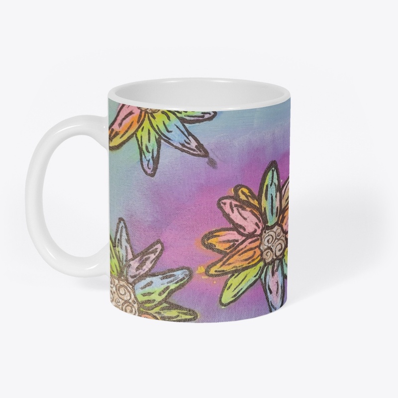 neon flowers