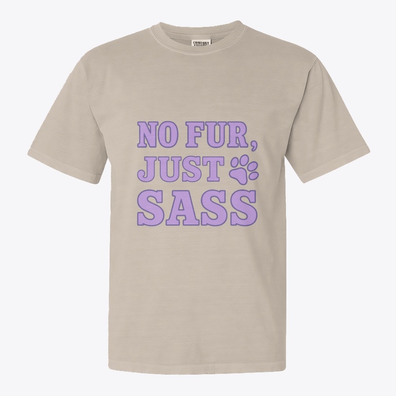 No Fur, Just Sass – Sphynx Cat Quote  