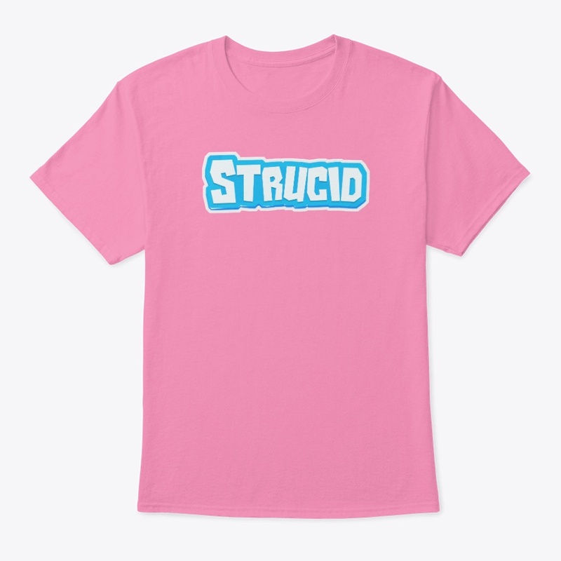 Blue border Strucid logo merch