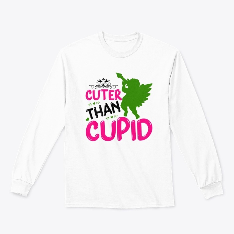 cuter than cupid t-shirt design
