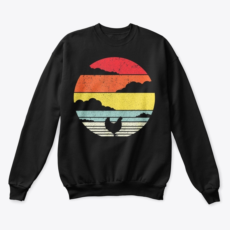 Chicken Shirt Retro Style T Shirt Farmer