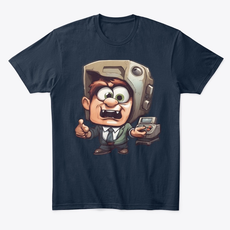 Cartoon Video Gaming T-shirt Design