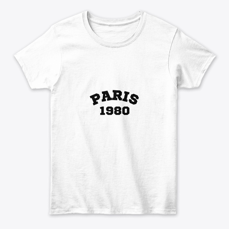 Paris 1980 graphic t-shirt 