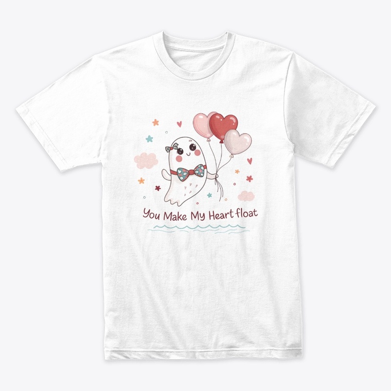 "Whimsical Cute Ghost T-Shirt 