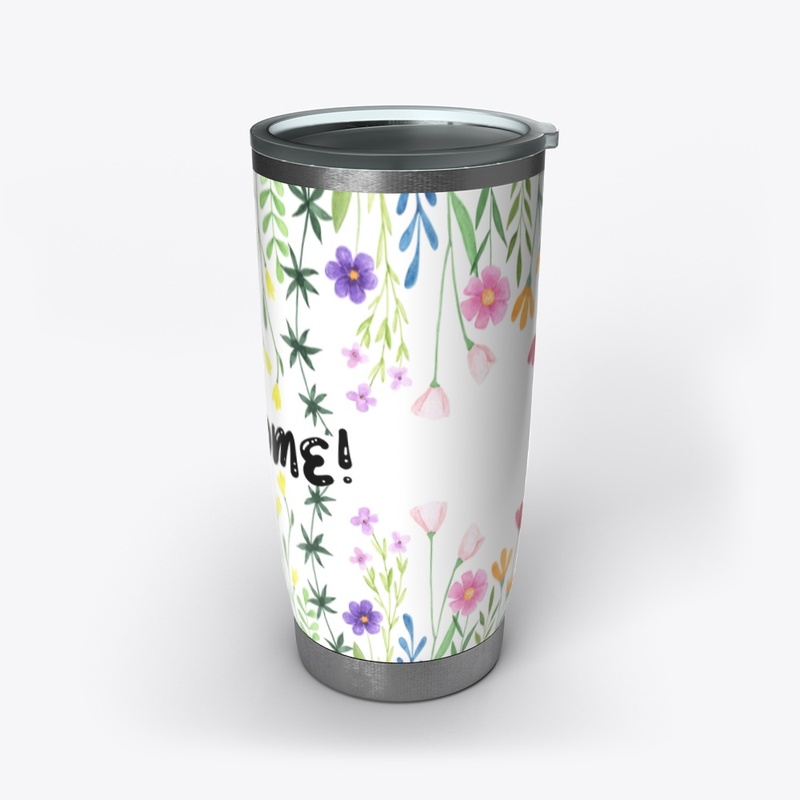 Flowers 🌹 stainless tumbler 🥃 design