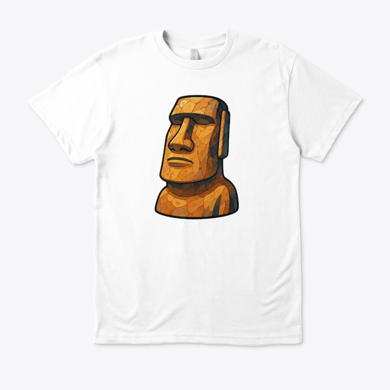 Stoic Moai Ancient Attitude