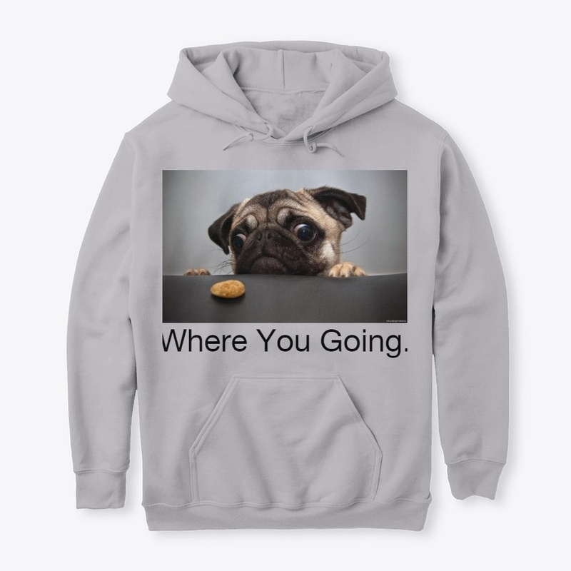 This is a sweater with a funny dog.
