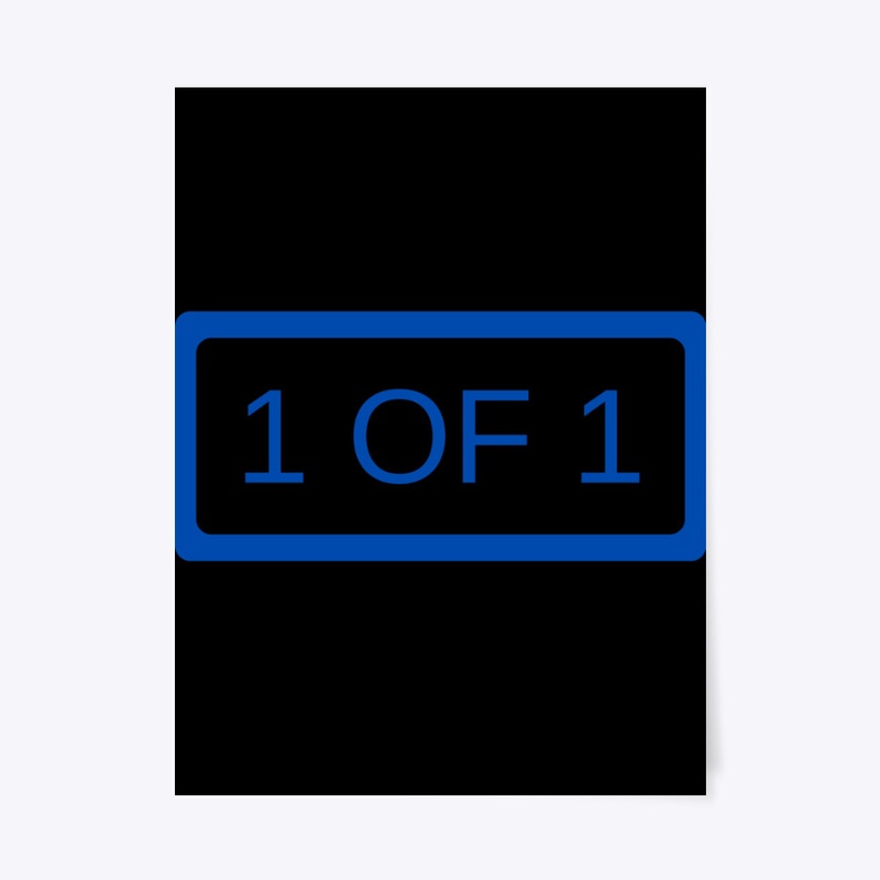 1 OF 1 Blue Letter 2nd Edition