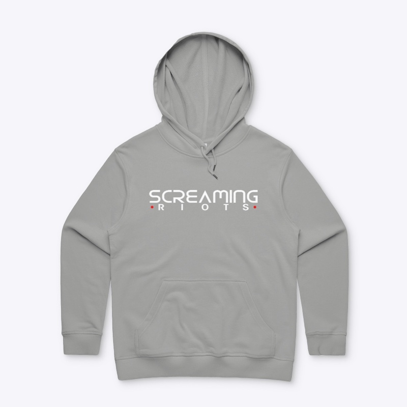 Screaming Riots White Logo