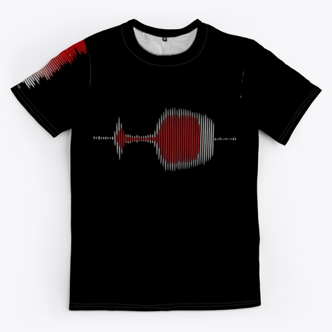 Signature Wine Tee Black T-Shirt Front