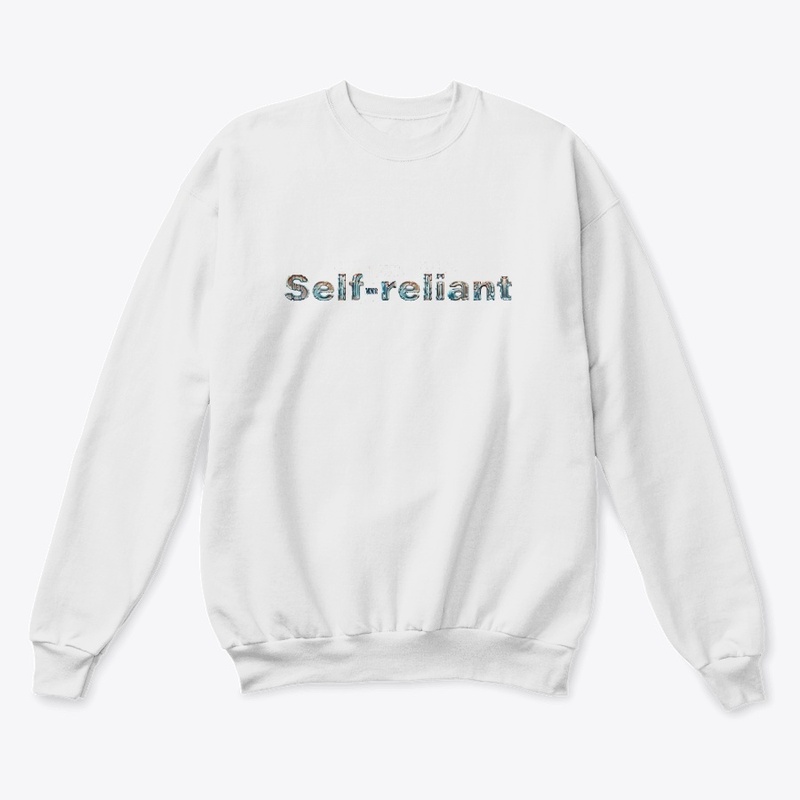  "Self-Reliant - with Waer Drip Design"