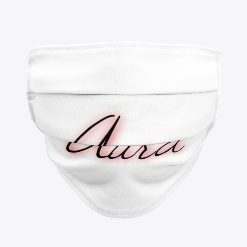 Aura facemask and coffee mug