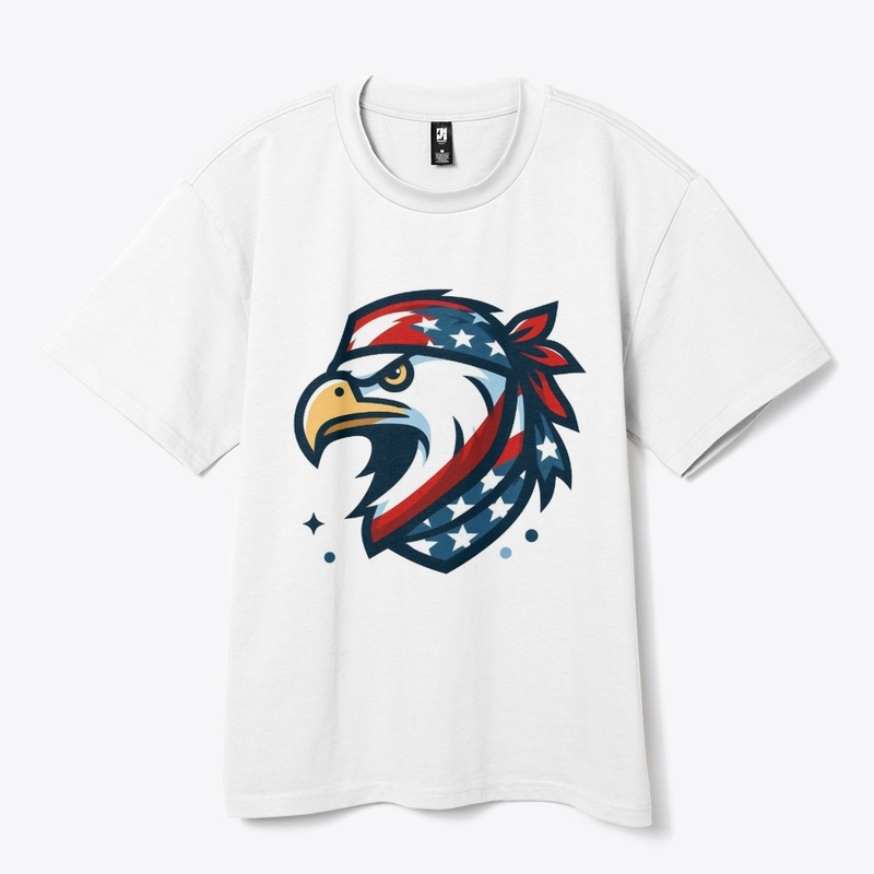 2025 Eagle Bandana July 4th Tee